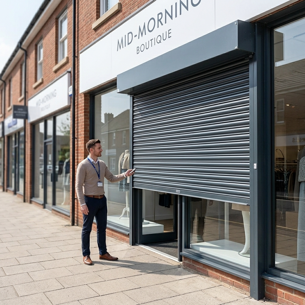 Motorised Roller Shutters for Industrial Facilities