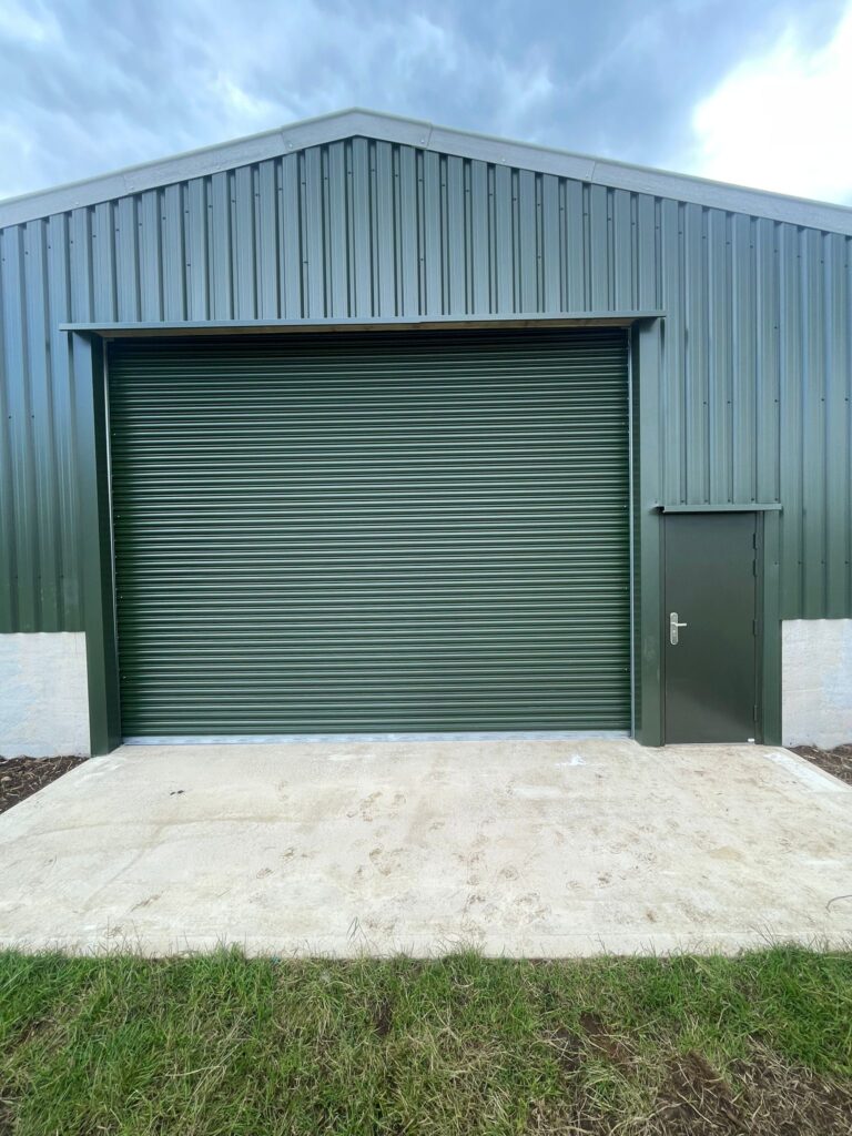 green Agriculture Roller Shutter Door