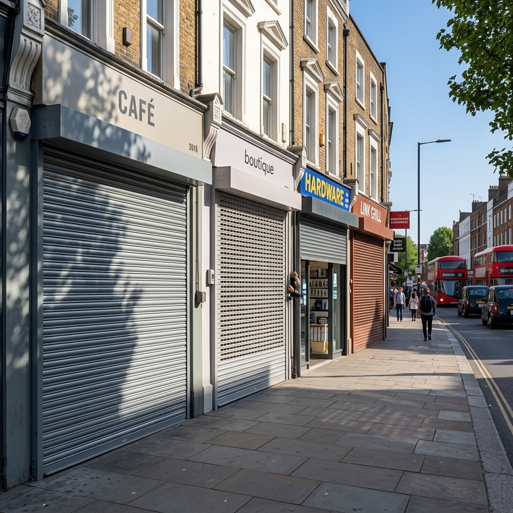 Punched Roller Shutters UK