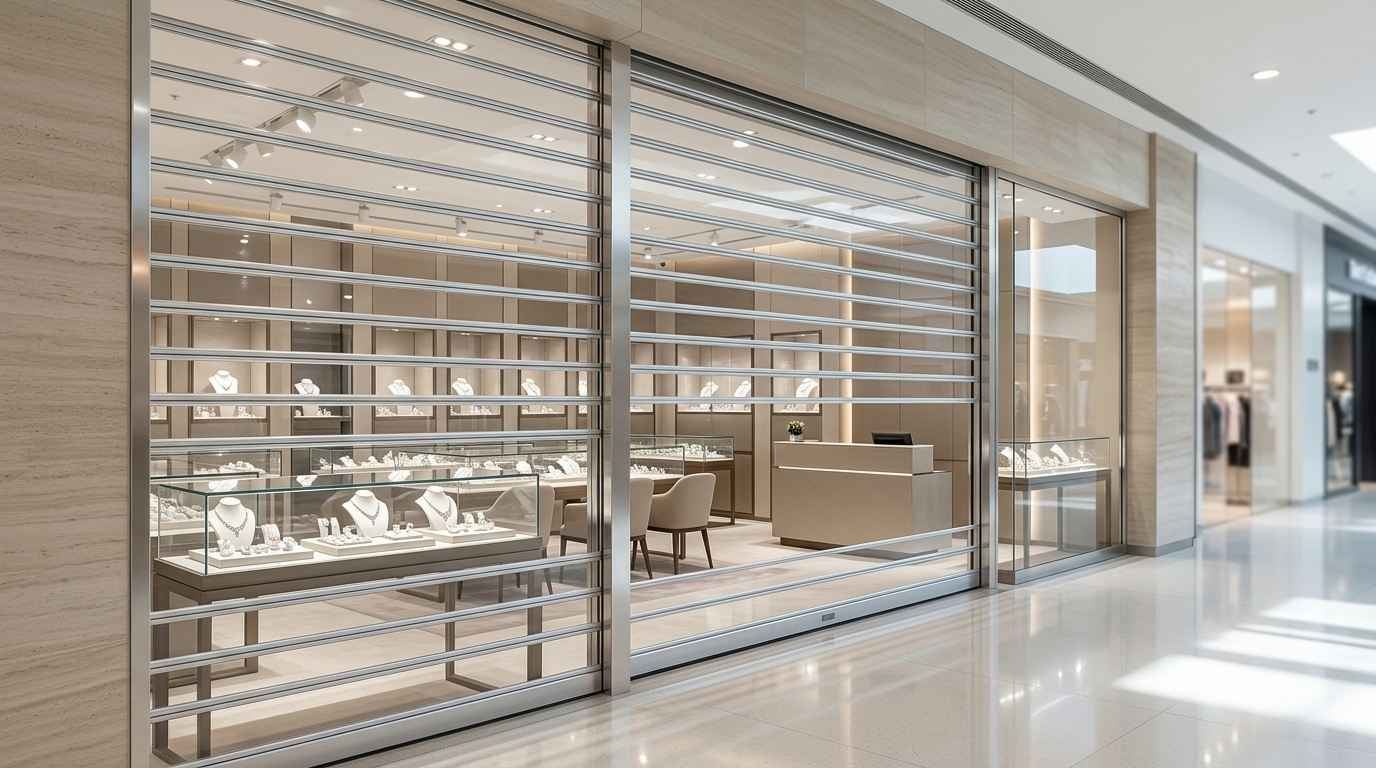 Custom-Made Transparent Roller Shutters