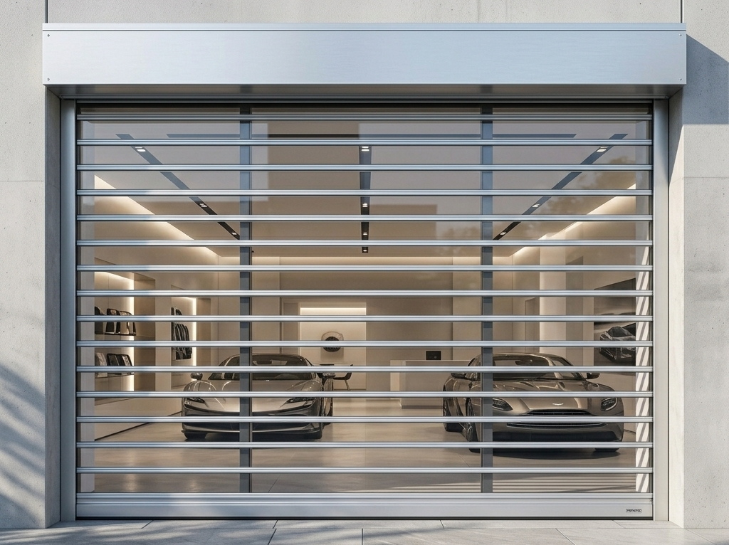 Electric Transparent Roller Shutters