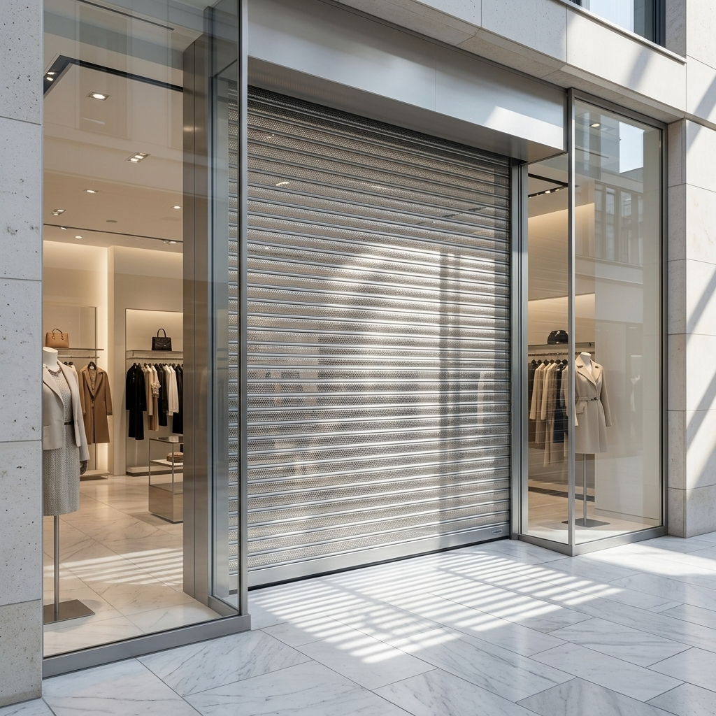 Vision vs Solid Roller Shutters